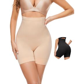 YADIFEN Shapewear Shorts Tummy Control Shapewear Invisible Shaping Shorts High Waisted Body Shaper Shorts Under Dress