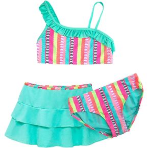 CinCili Girl's 3 Piece Swimsuits Bikini Bathing Suit with Cover Up Shirt Beach Swimwear for 3-12 Years