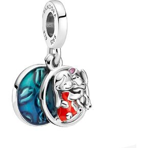 PANDORA Disney Lilo & Stitch Family Dangle Charm