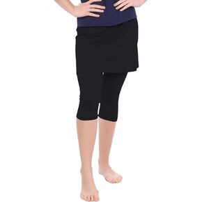 Kosher Casual Women's Skirted Capri Leggings for Exercise & Swim