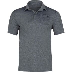 AG-GEAR Men’s Performance Polo Tee, Men’s Agricultural Workwear Polo Shirt with SPF