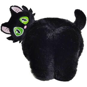 اوم اغطية اذن منفوشة دافئة للشتاء بتصميم عصري لطيف من الفرو قابلة للطي لتدفئة الاذن في الطقس البارد (اسود) in Kuwait