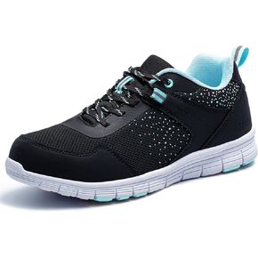 SPIEZ Lightweight Composite Toe Work Shoes for Women, Comfotable Puncture Proof Safety Shoes for Ladies, Breathable Fashion Sneakers for Work and Daily Wear