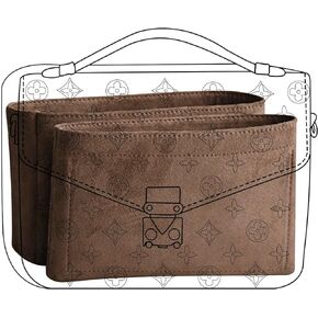 Lckaey Purse Organizer insert for pochette métis in All Departments inserts Pochette Tote handbagr insert Y068-black