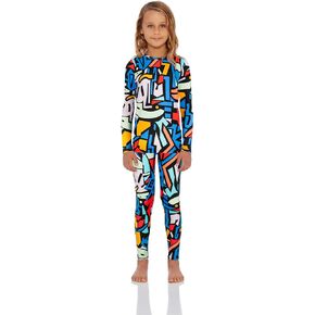 Rocky Thermal Underwear For Girls 240 GSM Geometric-XS (Heavyweight)