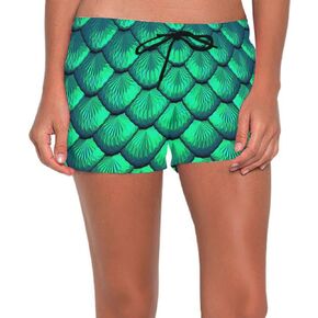 visesunny Women's Board Shorts Floral Beach Swim Shorts Swim Trunks