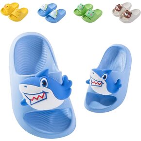 Fiedaz Kids Slides for Girls Boys Toddler Cloud Slides Animal Quick Drying Beach Slides Toddler Pool Shower Flip Flops Slippers