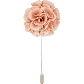 Knighthood Beige Bunch Flower Lapel Pin Badge Coat Suit Wedding Gift Party Shirt Collar Accessories Brooch for Men Beige