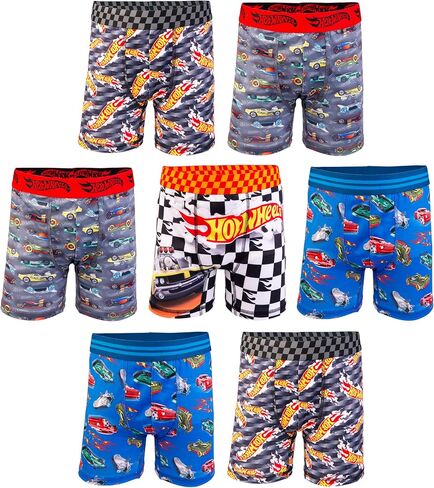 تتوفر مجموعات متعددة من الملابس الداخلية للأولاد من Hot Wheels بمقاسات 2/3t و4t و4 و6 و8 و10 in Saudi Arabia