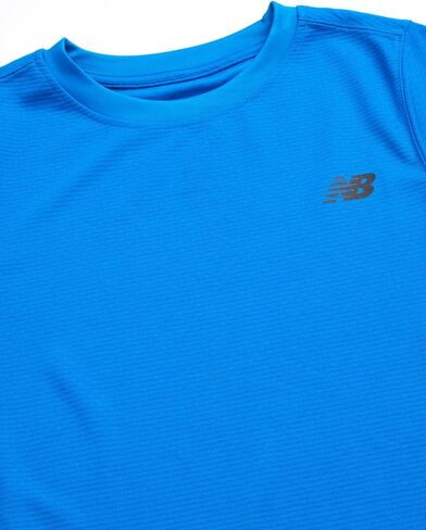New Balance Boys' T-Shirt - Active Performance T-Shirt for Boys - Youth Crewneck Dry Fit Short Sleeve Shirt (8-20) in Saudi Arabia