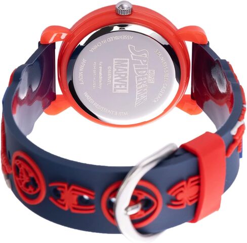 Marvel Spider-Man Kids' Plastic Time Teacher Analog Quartz 3D Strap Watch in Saudi Arabia