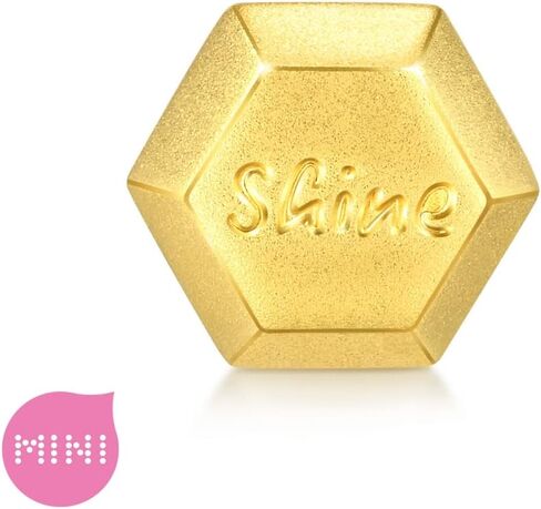 CHOW SANG SANG 999 24K Solid Gold Mini Charm Cute Wedding Ring Charm Bracelet for Women 93866C, Metal, not known in Saudi Arabia