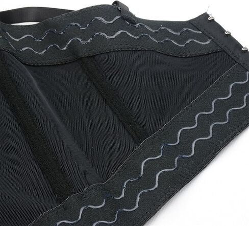 ELLACCI المرأة السوداء الناعمة حجر الراين رفع بوستير المحاصيل الأعلى مع الأشرطة للانفصال in Kuwait