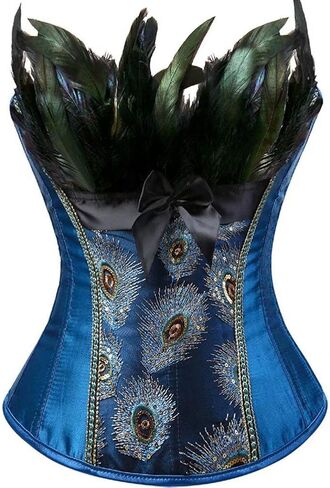 Blidece Women Corsets and Bustiers Sexy Lace up Corset Lingerie Top Shapewear Plus Size Costume in Kuwait