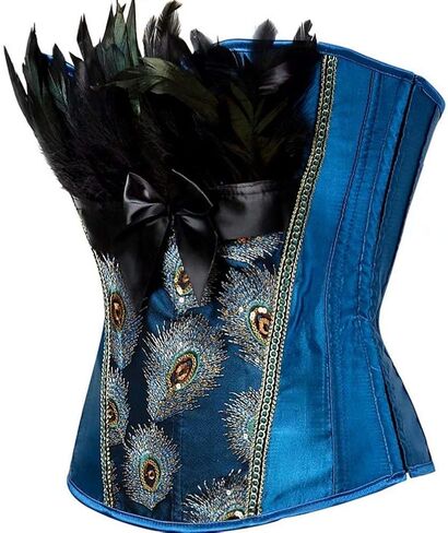 Blidece Women Corsets and Bustiers Sexy Lace up Corset Lingerie Top Shapewear Plus Size Costume in Kuwait