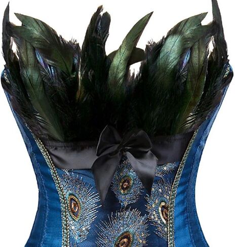 Blidece Women Corsets and Bustiers Sexy Lace up Corset Lingerie Top Shapewear Plus Size Costume in Kuwait