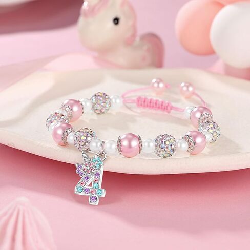 UPROMI Gifts for 6-12 Year Old Girl Unicorn Bracelet, Christmas Birthday Gifts for Daughter/Granddaughter/Niece in Saudi Arabia