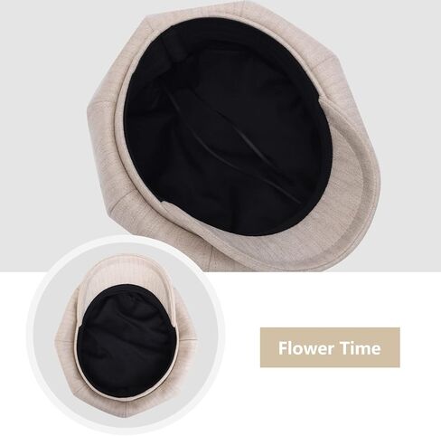 قبعة موزع الصحف للنساء قبعة دافئة من جلد الغزال كابي للفتيات قبعة قبعة ورقية لفصلي الخريف والشتاء in Kuwait