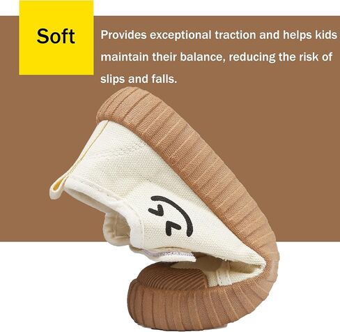 Boy's Girl's Toddlers Canvas Shoes Slip-On Lightweight Kids Sneakers Hook and Loops Casual Skin-Friendly Walking Running Shoes with Multicolor Sole (Toddler/Little Kids) in Saudi Arabia