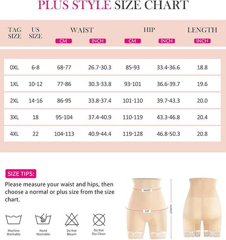 Nebility Plus Size Shapewear Tummy Control Underwear Butt Lifting Panties Hi-Waist Trainer Body Shaper Short Thigh Slimmer in Kuwait