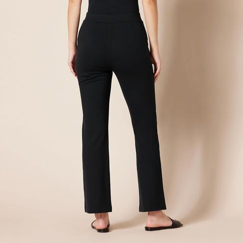 Amazon Essentials Womens Ponte Pull-On Mid Rise Ankle Length Kick Flare Pants in Saudi Arabia