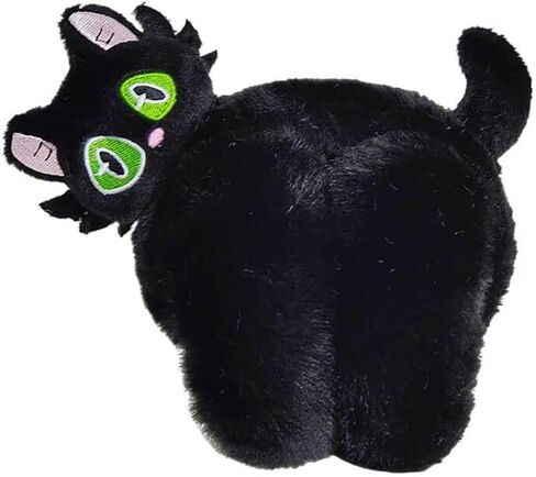 اوم اغطية اذن منفوشة دافئة للشتاء بتصميم عصري لطيف من الفرو قابلة للطي لتدفئة الاذن في الطقس البارد (اسود) in Kuwait