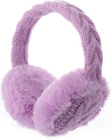 BUTITNOW الشتاء غطاء للأذنين والقفازات مجموعة للنساء الفتيات لطيف طوي الأذن تدفئة محبوك غامض الأذن يغطي عقال in Kuwait