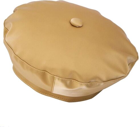 قبعة مونسيكس من جلد البولي يوريثان للنساء، قبعة صغيرة عسكرية اللون قابلة للتعديل in Kuwait
