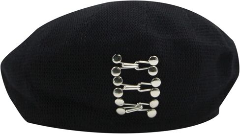 Women Lace Lightweight Beret Floral Hollow Out Hat Breathable French Beret Beanie Hat Cap for Spring Summer in Saudi Arabia