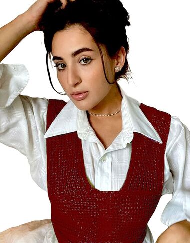 Sweater Vest for Women Sleeveless Crop Knitwear Casual Strappy Backless Tank Top Streetwear in Saudi Arabia