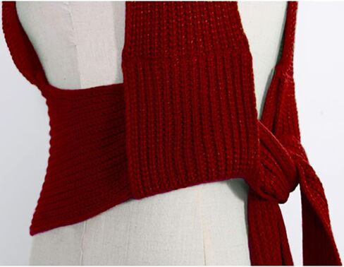Sweater Vest for Women Sleeveless Crop Knitwear Casual Strappy Backless Tank Top Streetwear in Saudi Arabia
