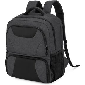 CURMIO CPAP Backpack, CPAP Travel Bag Compatible for ResMed AirSense 9, AirSense 10, AirSense 11, Philips System One, Black (Bag Only, Patented Design)