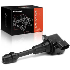 A-Premium Ignition Coil Pack - Compatible with Nissan, Infiniti & Suzuki Vehicles - 3.5L 4.0L Engine - Pathfinder, Altima, Frontier, Quest, Maxima, QX4, Equator, Replace# 22448-8J115, UF-349