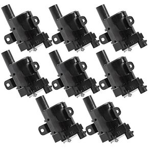 SCITOO 100% New 8pcs Ignition Coil Set Compatible with Buick/Cadillac/Chevy/GMC/Hummer/Isuzu/Workhorse 1999-2007 Automobiles Fit for OE: UF262 C1251
