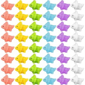Liliful Mini Resin Dinosaur Figures Small Dinosaur Tiny Dinosaur for Mini Garden Micro Landscape Aquarium Home Decoration Dinosaur Outdoor Party Favors (Classic,48 Pcs)