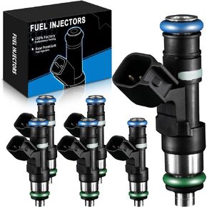 0280158154 3.6L for:-Chevy for:-GMC Fuel Injectors Set of 6 Compatible with Captiva Sport Colorado 2008-13, Acadia 2007-08, for:-Buick Enclave 2008, for:-Saturn Vue Outlook 2007-10, FJ980