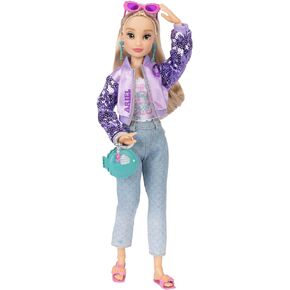 Fashion Dolls Ariel 11.5" Tall with 13 Points of Articulation, Two Complete Mix-and-Match Outfits and Mickey Ring for You!