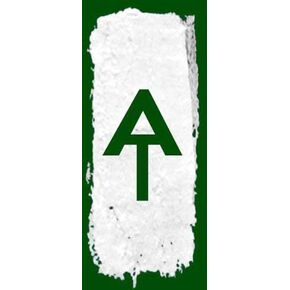 AV Outdoor Decals, Green Appalachian Trail Vertical Sticker, Vertical White Blaze Vinyl, A.T Hiking Arrow Stickers for Cars, Laptop, Back Windows, and RVs (Green, 3 x 7 inch)