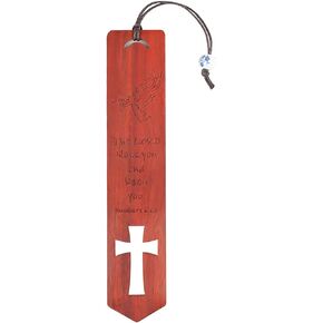 Wooden Bible Bookmark, Inspirational Christian Bookmarks for Men, Book Lovers, Handmade Religious Bookmarks, Unique Gift for Reading Rewards, Church Supplies, Wood (Black)