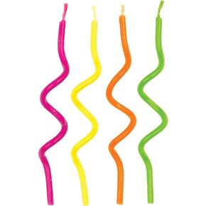 Creative Converting Birthday Cake Candle, 3.25", Multicolored