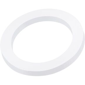 MECCANIXITY Silicone Rubber Flat Washer 2 Inch DN50 Gasket for Wrench Type Quick Connector, White