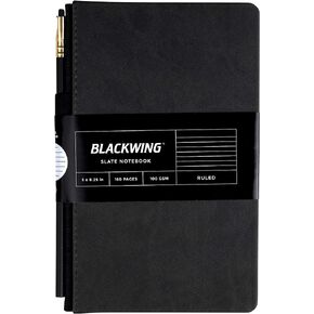 Blackwing Slate Journal, Black Hardcover Notebook (160 Pg.) - Blank