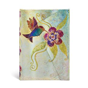 Hummingbird Mini Lined Hardcover Journal, 176pg, 85GSM, Laurel Burch Collection by Paperblanks (Whimsical Creations)