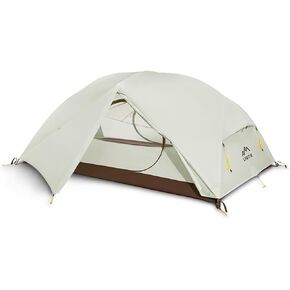 Ultralight 2 Person Backpacking Tent, 4LB Lightweight Portable 20D Waterproof Nylon Camping Tent, 3 Season Hiking Trekking Tent with 7001 Aluminum Poles