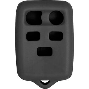 Keyless2Go Replacement for New Silicone Cover Protective Case for 5 Button Remote Key Fob with FCC CWTWB1U511 - Black
