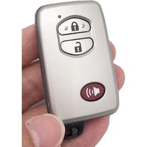 3 Buttons Replacement Key Fob Cover Case fit for Toyota Prius Highlander Prius C Prius V RAV4 Camry Keyless Entry Key Fob Shell
