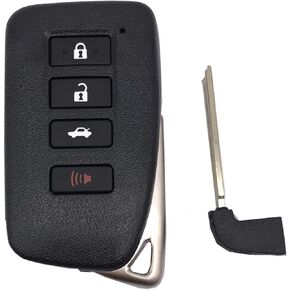 حافظة غطاء مفتاح فوب الذكية تناسب لكزس ES250 2018 NX300h 2018-2013 ES350 GS350 2016-2013 GS300h GS450h ES300H NX300 دخول بدون مفتاح التحكم عن بعد مفتاح السيارة فوب غطاء استبدال (1)