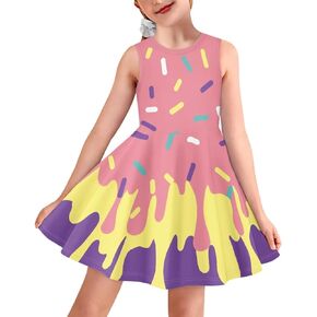 Toddler Girl Summer Clothes Soft Junior Dresses for Teen Girls 3-16T