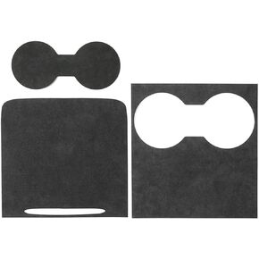 Center Console Wrap Cover Kit, Italy Alcantara Material Center Console Protector Accessories for Tesla Model 3/Model Y (Black)
