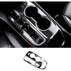 TEGENT Middle Console Gear Shift Box Frame Cover Trim Sticker Compatible with Chevrolet Equinox 2018 2019 2020 2021 2022 2023 Car Interior Accessories(Black) 1 PC